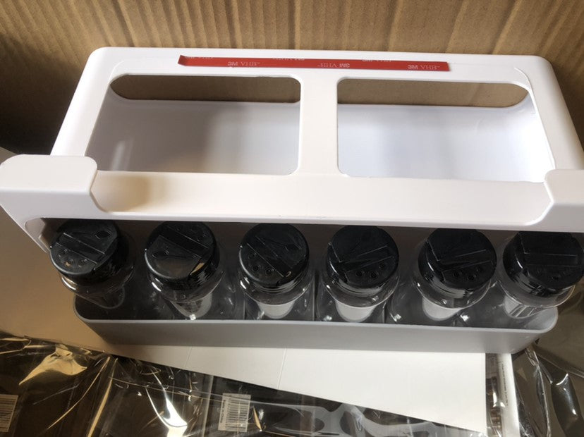 Hanging Spice Jar Storage Rack | Kitchen Organizer