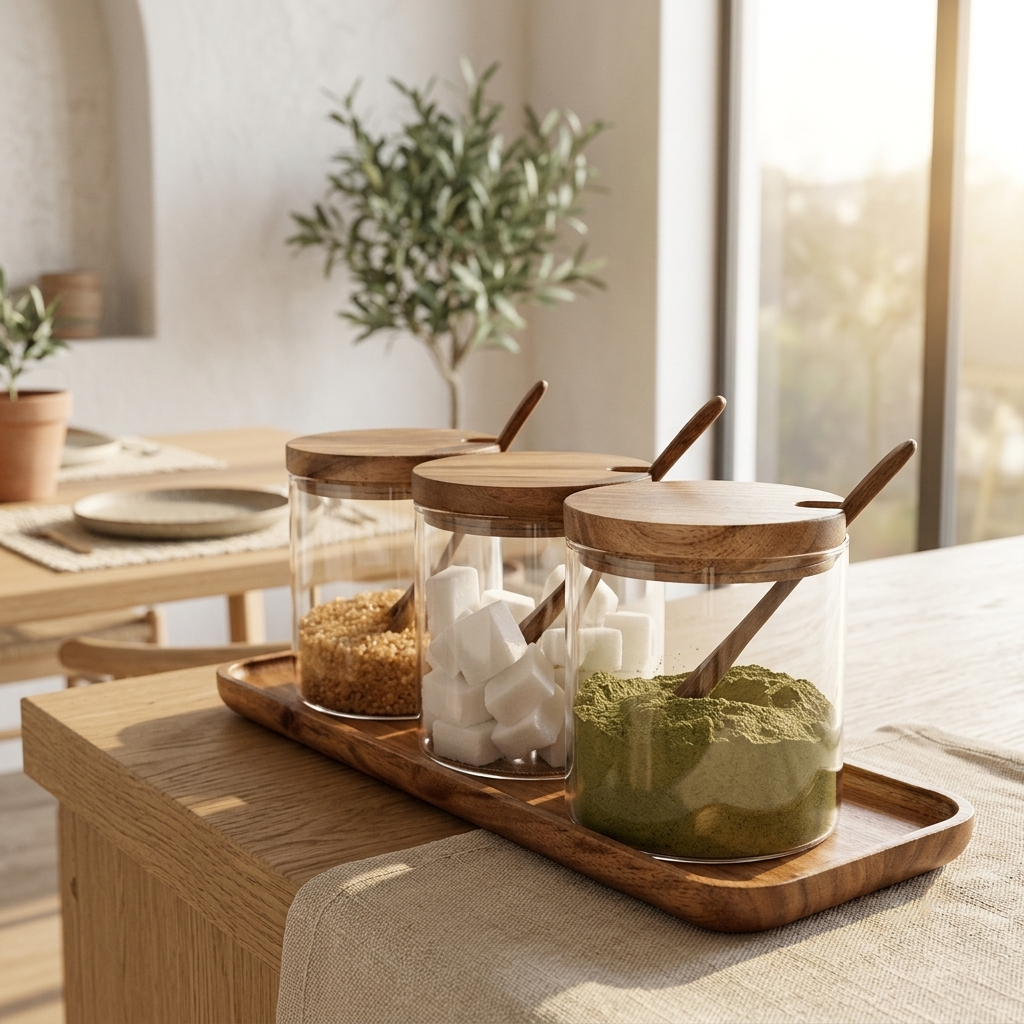 Glass Spice Container | Kitchen Seasoning Storage Jar
