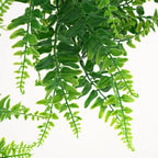 175cm/68.9in Artificial Plants Vines Fake Haing Plants Plastic Fern Leaves Wall Foliage Tropical Fern Plants for Home Garden