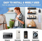 2PCS Magnetic Storage Shelf Household Kitchen Refrigerator Washing Machine Side Hanging Organizer Rack, Multifunctional Holder