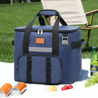 40L Leak Proof Lunch Backpack Thermal Large Picnic Cool and Warm Insulated Bag Foldable Camping Cooler for Outdoor Travel