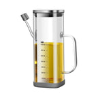 High Borosilicate Glass Oil Bottle Kitchen Essential Non Drip Oil Bottle for Vinegar Soy Sauce and Cooking Oil